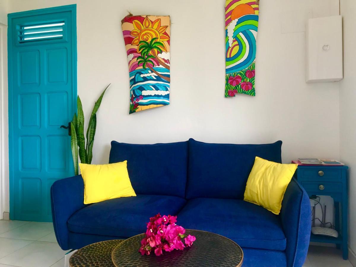 Eco-Chic Caribbean Retreat: Beachside Apartment with Sea Views Sainte-Luce Exterior photo